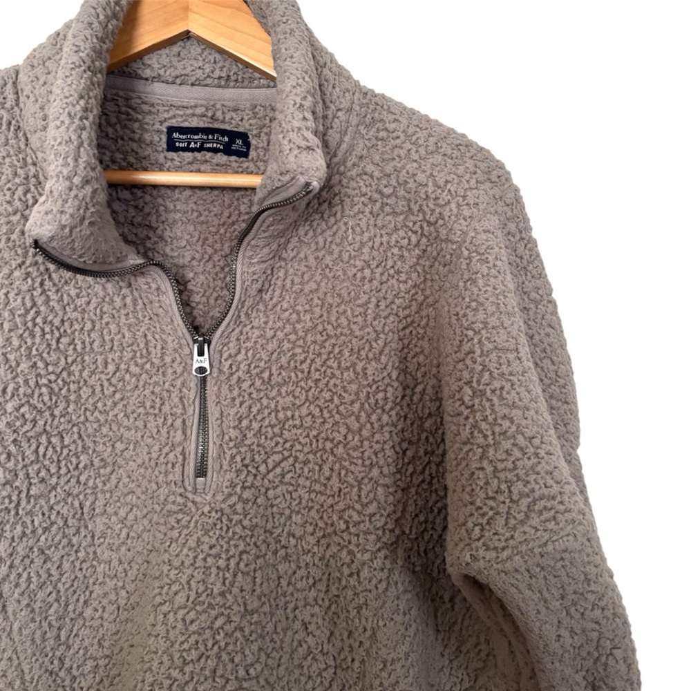 Abercrombie & Fitch Light Brown / Tan Soft A&F Sherpa
